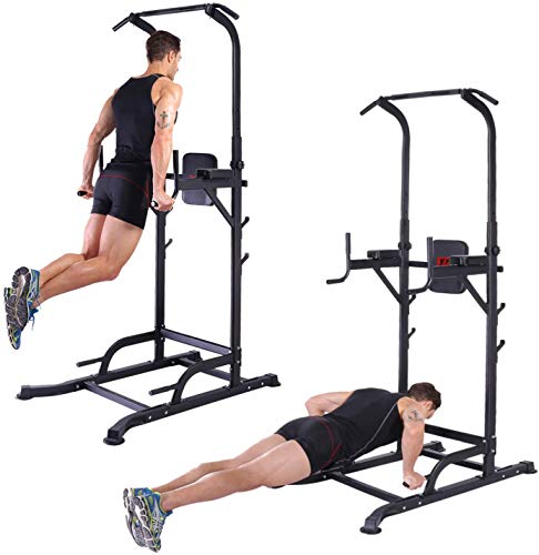 K-KiNGKANG-Power-Tower-Adjustable-Height-Multi-Function-Home-Strength-Training-Fitness-Workout-Station-T056