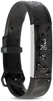 Waterfi Waterproof Fitbit Alta HR - Silver/Black (Small)