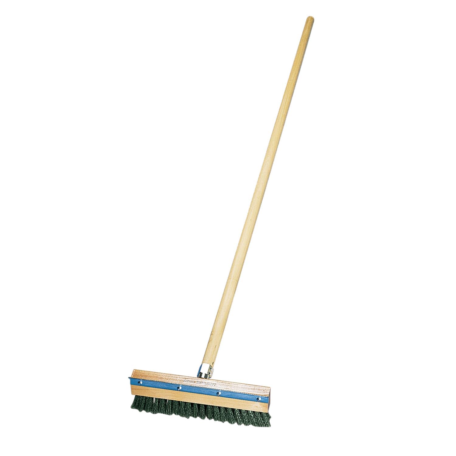 Photo 1 of American METALCRAFT, Inc. American Metalcraft 1698 Pizza Oven Brush with Brass Bristles and Steel Scraper, Brown, 60-Inch Handle