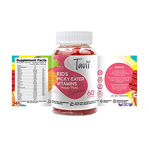 Tavii Picky Eater Multivitamin Gummies Premium Vitamins for Kids with