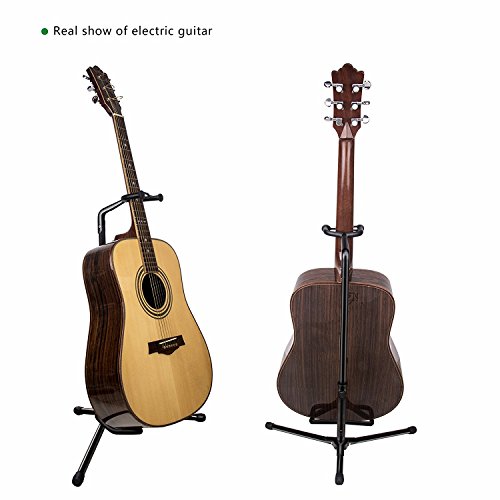 Mugig Tripod Guitar Stand for Acoustic, Electric guitar, Bass, Mandolins, Banjos, Ukuleles - Thumbnail 5