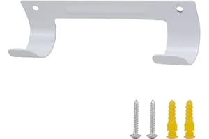 EXCLEN Ironing Board Hanger Wall Mount Ironing Board Holder Organizer Wall Rack for Laundry Rooms Storage Rack Hanging Shelf Hanger (White)