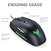 Xceahu Gaming Mouse, Blade Hawks Wired Gaming Mouse PC Computer 4000 DPI Adjustable, 8 Buttons, LED Backlight for Pro Gamer Win 10/8/7/XP Vista Mac OS(X5)