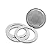 Bialetti Stainless Steel Gasket Filter Plate Replacement Parts, 6-Cup Venus, Musa, Kitty