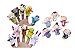 Nakimo 16pcs Story Time Finger Puppets-10 Animals 6 People Family Members Educational Puppets