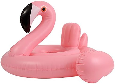 Childrens Swimming Aids Inflatable Float Pool Flamingo Bird Seat Ring Boat Animal Kids Beach Toy