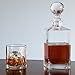 Lily's Home Wine, Liquor and Whiskey Decanter with Glass Stopper. 32 Oz.