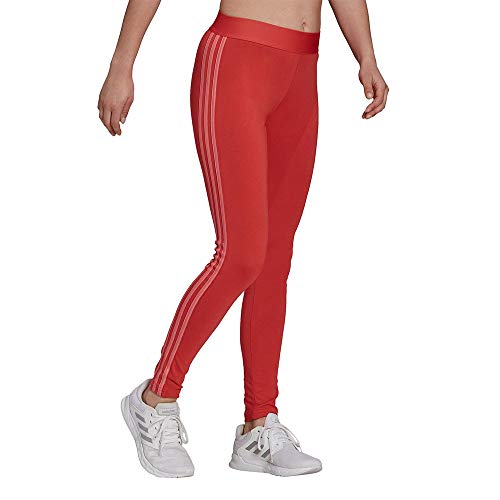 adidas 3-Stripes, Leggings Donna, Equipaggio Rosso/Rosa Sfumati, XL |  Prezzo.it