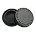 JW L-R8 Front Body Cap Rear Lens Cap for Samsung NX10 NX300 NX2000 NX1000 NX1100 NX200 NX Mount Digital Cameras + JW emall Micro Fiber Cleaning Cloth
