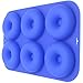 HOMKOM - Silicone Donut Baking Pan/Non-Stick Donut Mold/Donuts/Bagels/Muffins & Other Delicacies - Dishwasher, Oven, Microwave, Freezer Safe - Professional Grade Doughnut Pan Mold