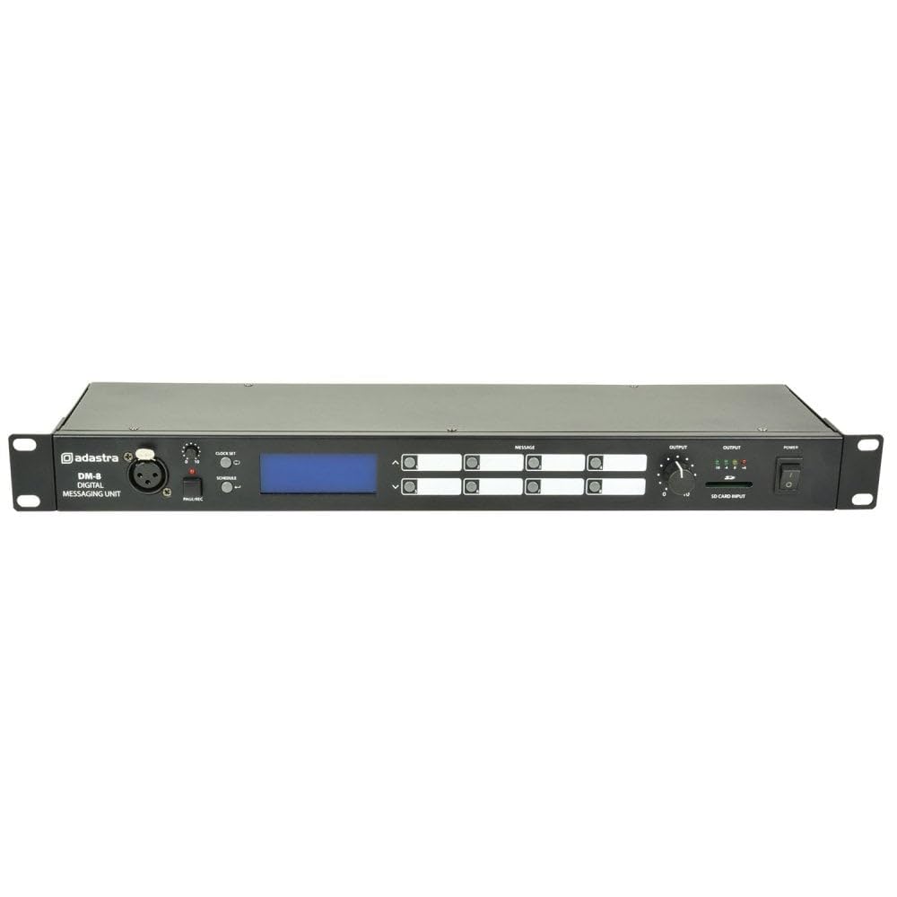Adastra | 1U Rack Mountable Digital Messaging Unit for Scheduled Audio Playback