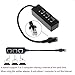 RJ45 Ethernet Splitter Cable, RJ45 1 Male to 3 Female Socket Port LAN Ethernet Network Splitter Y Adapter Cable Suitable Super Cat5, Cat5e, Cat6, Cat7