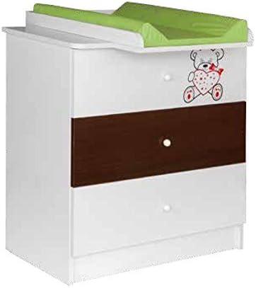 Best for Kids Baby Changing My Sweet Baby Room 3 Drawers White