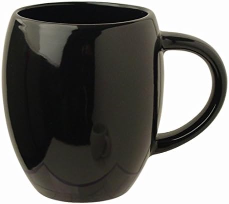 4 Pack - 19.5 ounce Black Barrel Mug