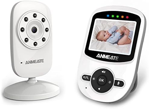 Video Baby Monitor with Camera and Infrared Night Vision, Two-Way Talkback, and Temperature Monitor – Long Range Baby Monitor with Digital Camera –Monitor Your Baby All Round the Clock(Camera+Monitor)