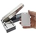 Heavy Duty Stapler Style ID Badge Slot Hole Punch (Rectangle) - with Adjustable Guides and Non-Skid Base for PVC & Plastic and Laminated Paper Cards by Specialist ID