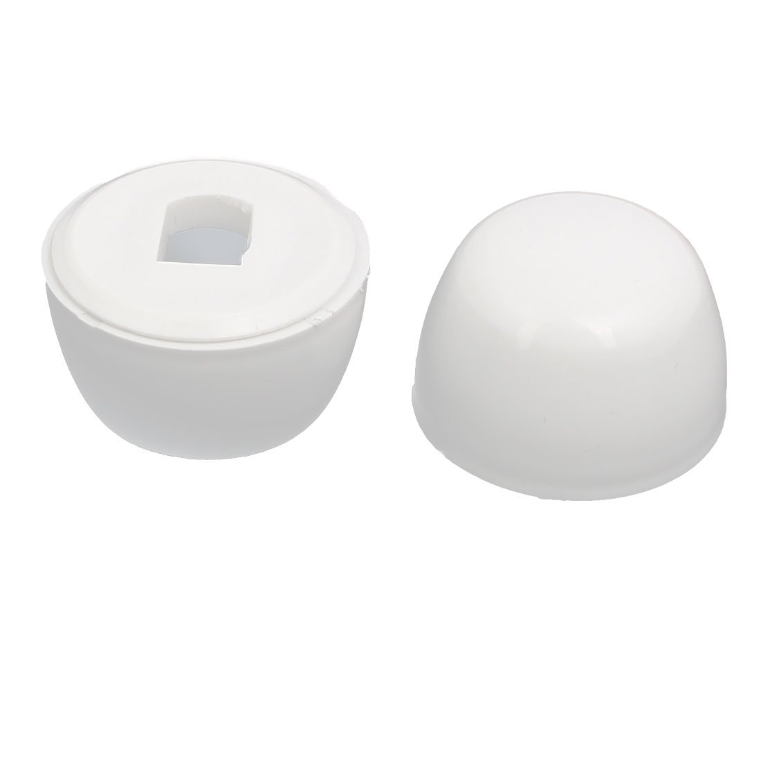 sourcingmap 34mmx22mm ABS Plastic Toilet Bolt Cap White 2 Sets Amazon