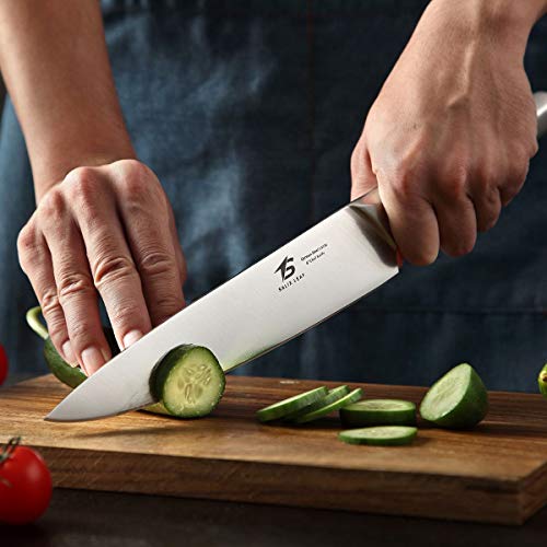 Salix Leaf Chef Knife 8 inch German High Carbon Steel Extra Sharp
