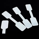 AKOAK 100 Pcs/Lot 1.2cm x 6cm Blank White Paper Price Tag Labels Jewelry Display Cards Labels Ring Sticker Hangtags