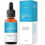 Hyaluronic Acid Serum with Vitamin C | Natural Moisturizer and Anti-Aging Skincare Treatment | Anti-Wrinkle Skin Care Supplement | Vegan Friendly Product | 1 fl. oz.