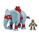 Teenage Mutant Ninja Turtles Pre-Cool Half Shell Heroes Safari Elephant with Raphael Figures