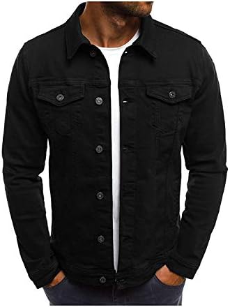 Coshome Mens Denim Jacket Regular Fit
