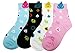 JJMax Women's Fancy Poo Emoticon Emoji Poop Silly Fashion Crew Socks Set, Fancy Poo, One Size