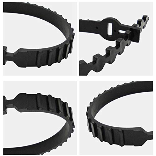 4Pcs Adjustable Tree Ties Strap Heavy Dust Soft Rubber Shrub Plant