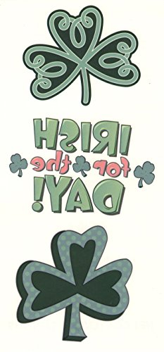 St. Patrick's Day Irish Tattoos ~ Irish for the Day! (3 Large Tattoos, 1 Sheet)