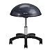 Gaiam Balance Ball Chair Stool, Half-Dome Stability Ball Adjustable Swivel Rolling Chair Drafting Stool for Desks in Office, Classroom, Doctors, Physicians, Massage Therapists, Salons - Granite 23