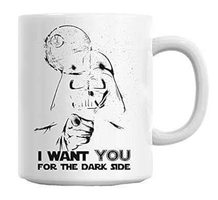 Darth Vader Star Wars I Want You For The Dark Side Mug Cup: Amazon ...