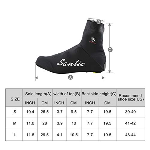 image for Santic Cycling Shoe Covers Unisex Windproof Bike Cycling Overshoes Win