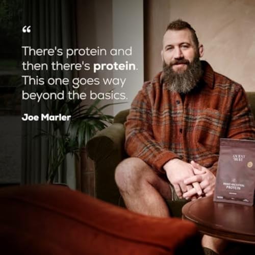 Ancient + Brave Ancestral Protein Powder 30g Serving – Grass-Fed Beef Protein Isolate with Collagen & Actazin® Green Kiwifruit & VitB – High Protein for Muscle Health - Cacao Flavour