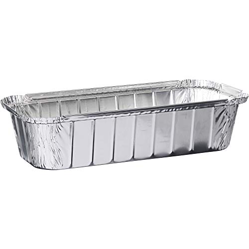 PLASTICPRO [3 Lb 10 Pack Disposable Loaf Pans Aluminum Tin Foil Meal