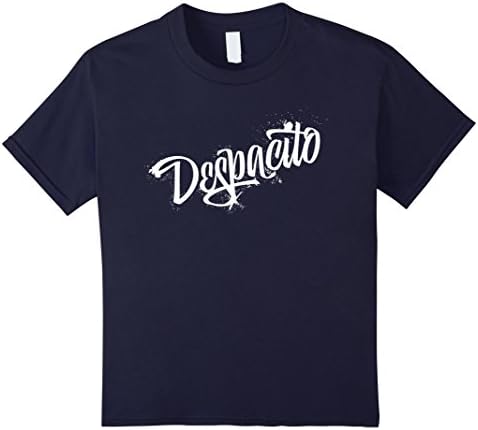unisex-child Despacito: Street Grafitti Script T-Shirt 6 Navy
