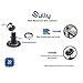 (3 pcs Black) 8cm Security Camera Wall Mounts for Arlo Camera Mount for Netgear Dropcam Arlo Q Pro HD GO CCTV Screw Wall Adjustable Swivel 360 Degree Outdoor Indoor Anti Theft Ceiling Mount By Sully
