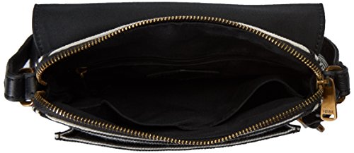 Fossil Kinley Small Crossbody, Black Stripe