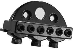 Black Zinc Alloy Sturdy Easy to Install Precise Fit 6 String Locking Nut Steinberger Headless Guitar Replacement Nut for Dail