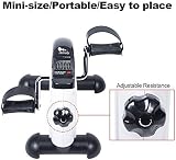 himaly Mini Exercise Bike Pedal Exerciser with LCD Display and Adjustable view 4