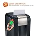 Bonsaii EverShred Pro 3S23 Heavy duty 14-Sheet Cross-Cut Paper/CD/Credit Card Shredder, 6 Gallons Wastebasket with 4 Casters and 120 Minutes Running Time, Black