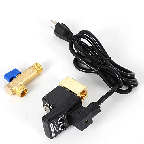 Auto Drain Valve 110V Electronic Drain Valve 1/2"Automatic Electronic Timed Air Compressed Drain Valve 2-way Direct-acting Air Tank Water Moisture Drain Valve Car Air Gas Systerm Tools - Thumbnail 6