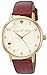 kate spade new york Women's 'Metro' Quartz Stainless Steel and Leather Casual Watch, Color:Red (Model: KSW1188)
