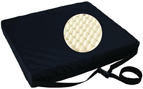ObboMed SU-2628 Eggcrate Foam Wheelchair Cushion - 16 x 18 x 3 by ObboMed