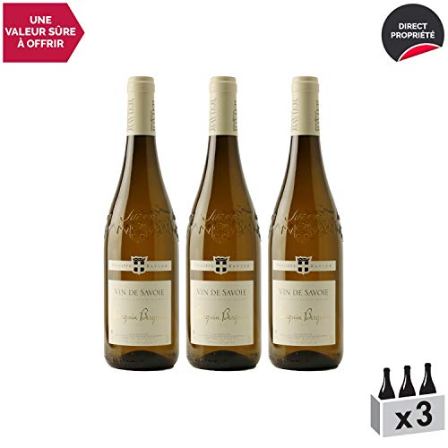 Vin de Savoie Chignin Bergeron Blanc 2018 - Philippe et Sylvain Ravier - Vin AOC Blanc de Savoie - Bugey - Cépage…