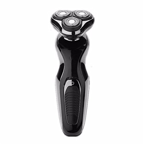 Rechargeable Electric Shaver 4D Triple Floating Blade Heads Shaving Razors Trimmer Barber Machine Blue - Thumbnail 2