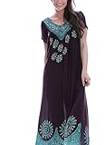 Women's Embroidered Maxi Dress