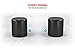 Creative Metallix Portable Mini Speaker with Bluetooth 4.2 Wireless, 24-Hour Playtime, 4-Way Music Playback, Enhanced Bass, Stereo Pairing and Built-in Speakerphone (Black)