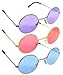 John Lennon Hippy Style Sunglasses (12 Pack)(Assorted Colors)