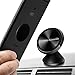 Sinuoda Magnetic Phone Car Mount, Magnetic Car Phone Holder Stand Dashboard Car Phone Mount, Mobile Phone Holder for Car 360 Rotation Universal Metal Phone Holder,Black Leather