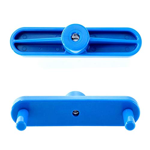 Efaster Woodworking Drill Center Locator,Finder Precision Marking Gauge Scriber,Marking Center Finder Centering Scriber,Woodworking Tool Marking Gauge Scribers,Marking Center Gauge (Blue)